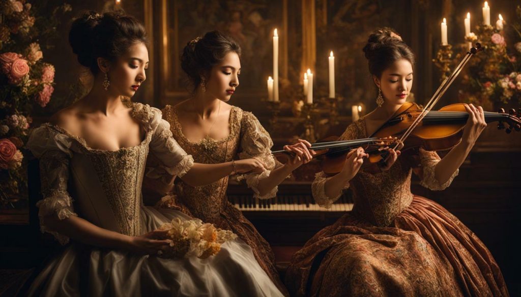 femmes musiciennes baroque